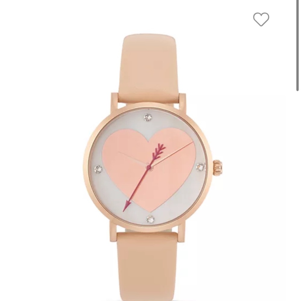 Kate Spade Heart Watch Rose Gold Plated
